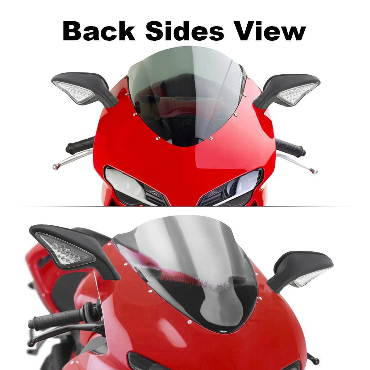 Rearview Mirrors Turn Signals for Ducati 848 1098 1098S 1098R 1198 1198S