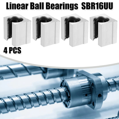 4pcs 16mm IDx45mm ODx33mm Length Car Linear Ball Bearings for Car