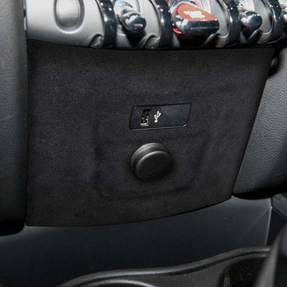 Alcantara Cigarette Lighter Device Trim Fit For Mini Cooper Countryman F60 2018+
