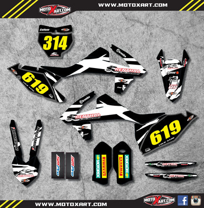 Custom Sticker Kit - Safari Style for KTM SX SXF (2016-2017)