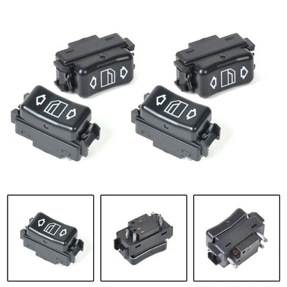 Console Power Glass Switch 4x for Mercedes W126 W201