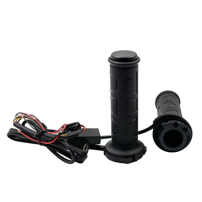 22MM 7/8'' Heated Hand Grips for Motorcycle - Adjustable for Various Models