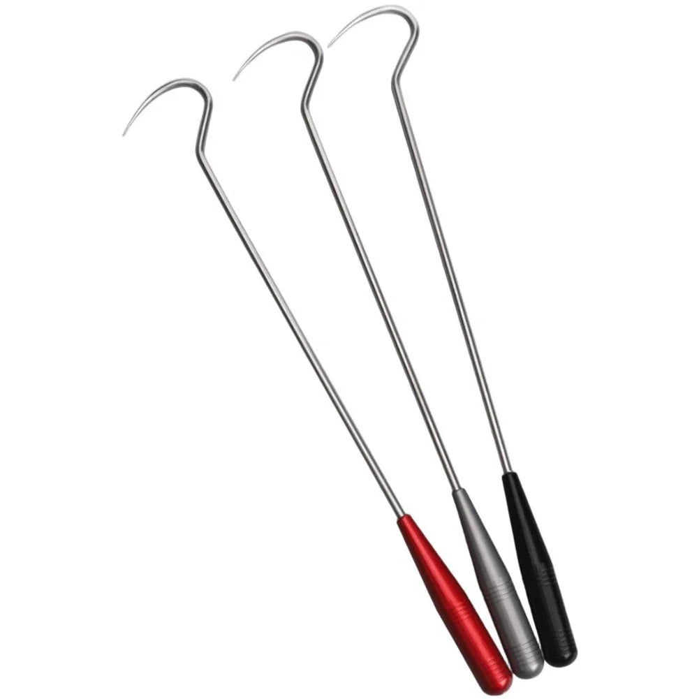 3pcs Ice Fishing Hook Gaff Anchor Stainless Steel Gear for Fishing