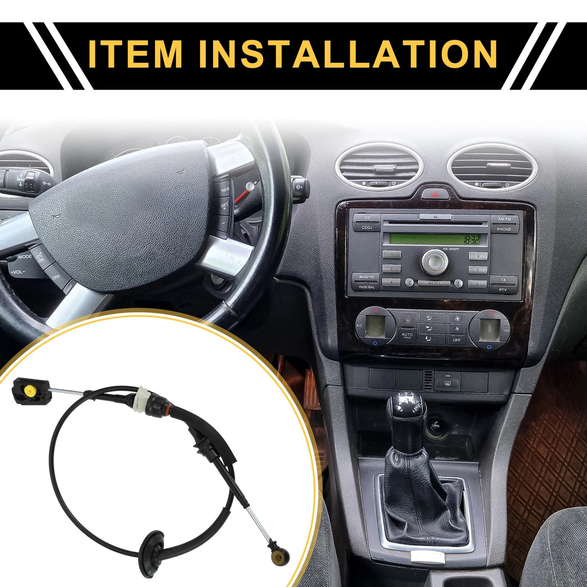 Auto Transmission Shifter Cable for Ford F-150 (2005-2008)