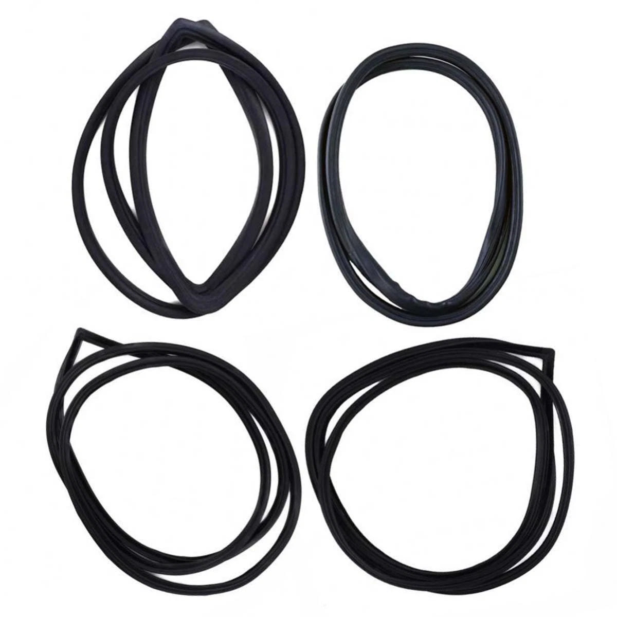 Windshield Front Rear Door Rubber Seal Set 4 Fits Datsun 620 Pickup 1972-79