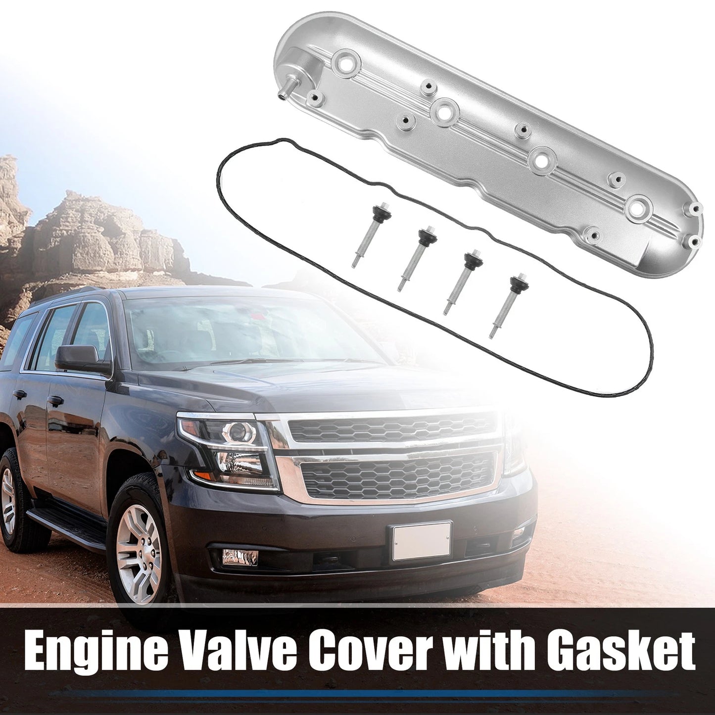 Driver Side Valve Cover for Chevy Silverado Tahoe GMC Sierra Yukon