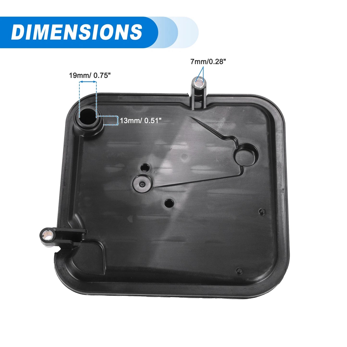 Transmission Fluid Filter Oil Pan for Jeep (Fits 2007-2018)