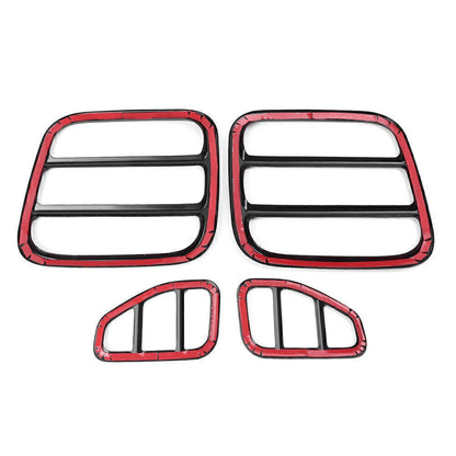 Iron Taillight Tail Lamp Cover Trim for 2015-2016 Jeep Renegade 4x (2015-2016)