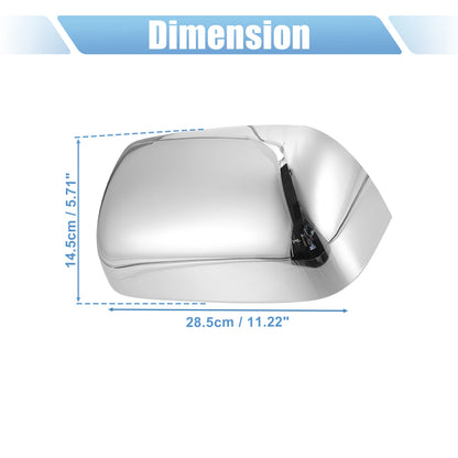 Chrome Plated Mirror Cover Caps for Dodge Ram 1500 2500 3500 (2002-2008)