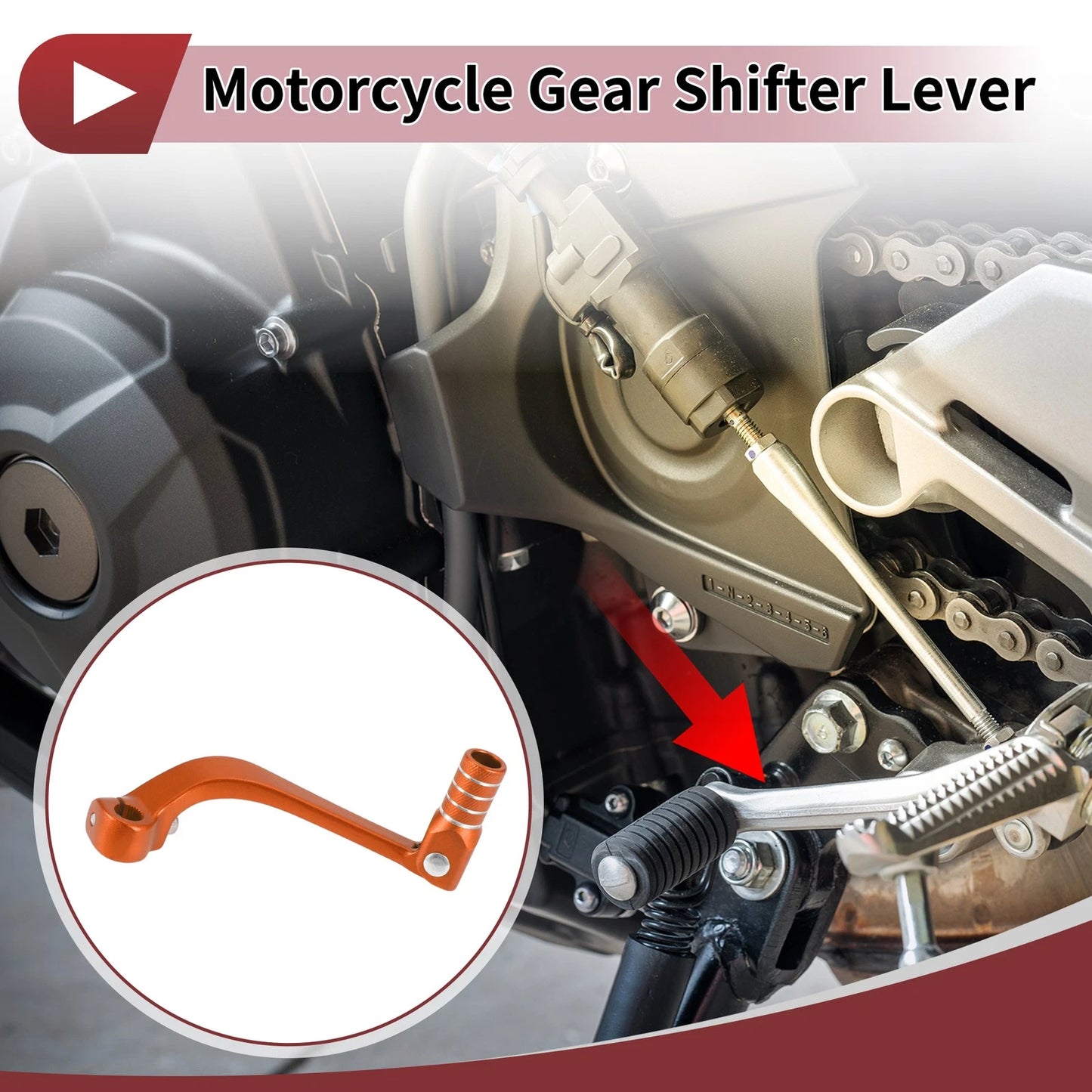 Folding / 1 Pc / Gear Shifter Lever for Honda CRF110F (2013–2018)