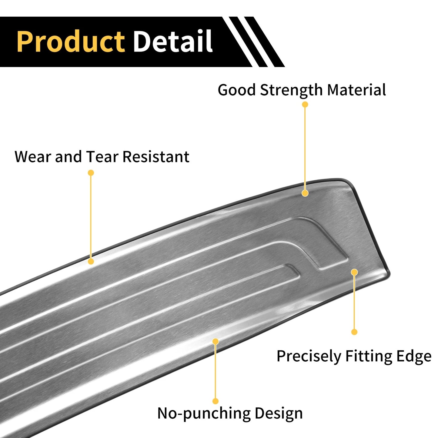 Bumper Guard for Volvo XC60 Silver Tone (2018-2025)