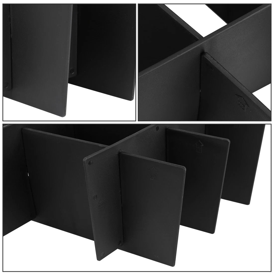 Black Center Console Organizer Armrest Storage Divider for Toyota Tundra (2014-2019)