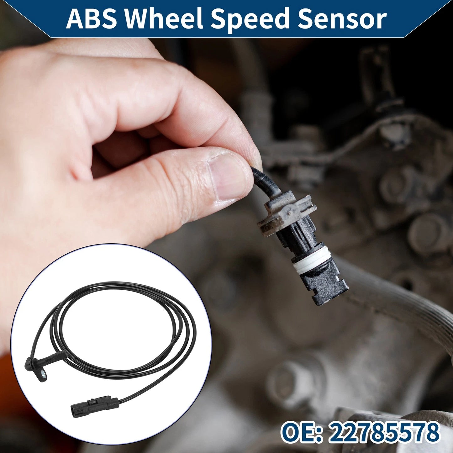 ABS Wheel Speed Sensor Rear Right for Buick LaCrosse (2005–2012)