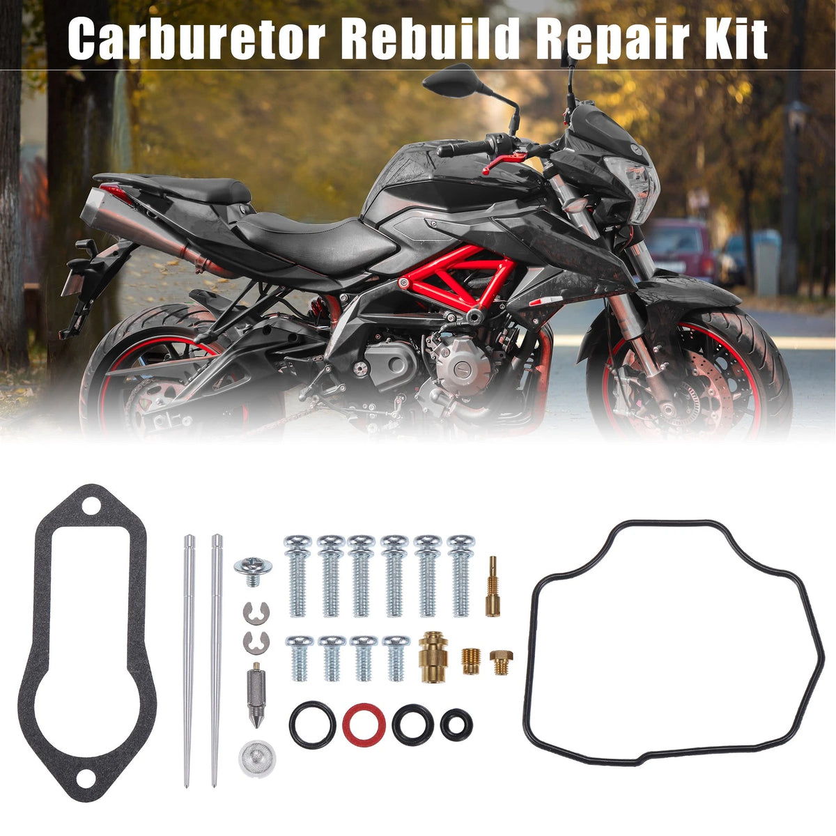 Carburetor 1 Set Repair Parts for Yamaha XT350