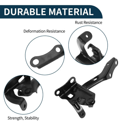 Hood Hinges 1 Pair for Toyota Corolla (2017-2019)