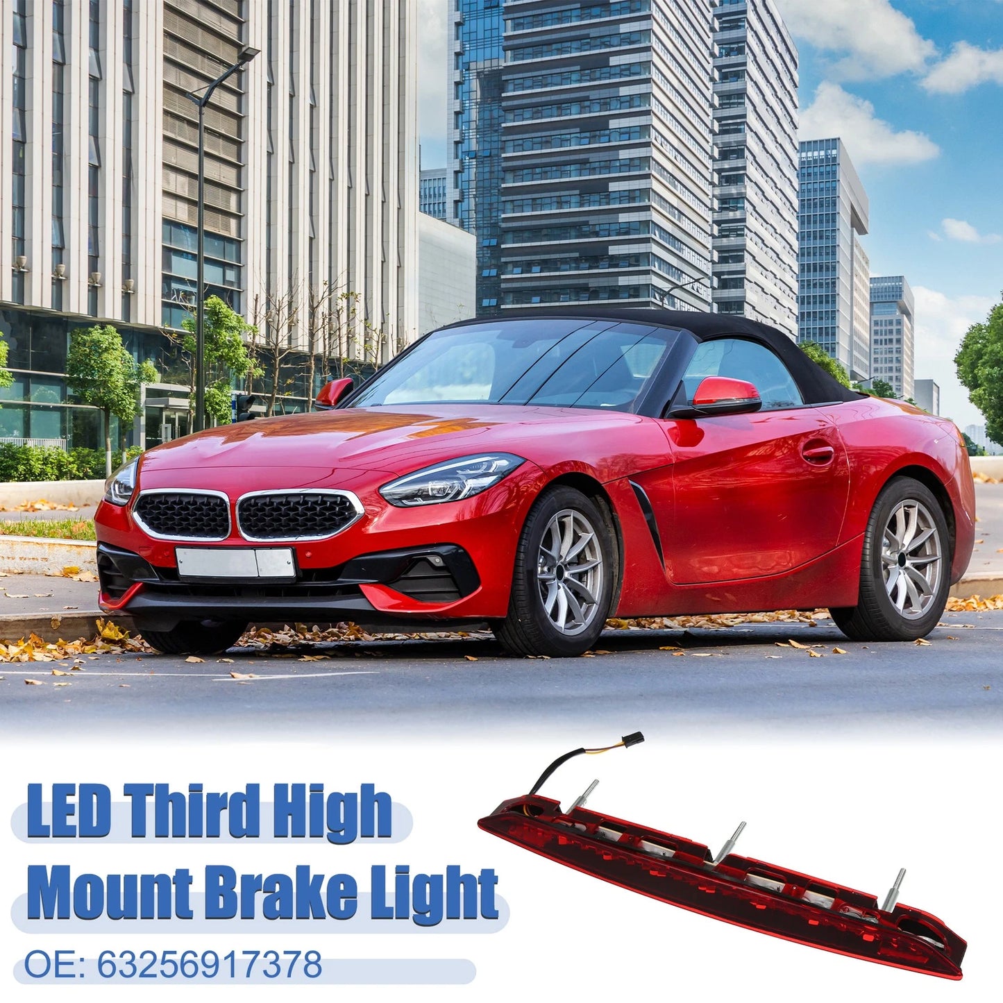 High Level Third Rear Brake Stop Light for BMW Z4 2.5i 3.0i (2003-2008)