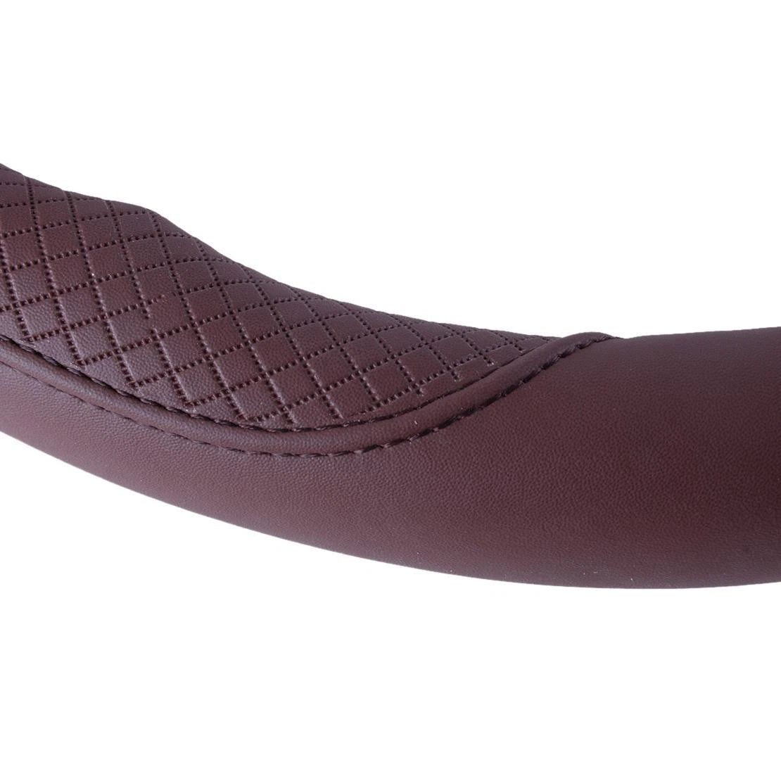 15" Universal PU Leather Car Steering Wheel Cover for Auto Accessory