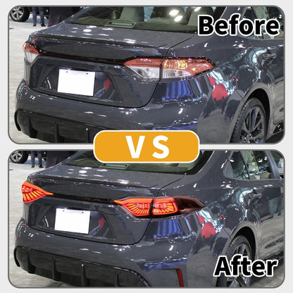 OLED Red Brake Tail Lights Assembly for Toyota Corolla (2020–2023)