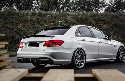 Rear Bumper Diffuser Lip for Benz W212 E63 AMG (2013-2016)
