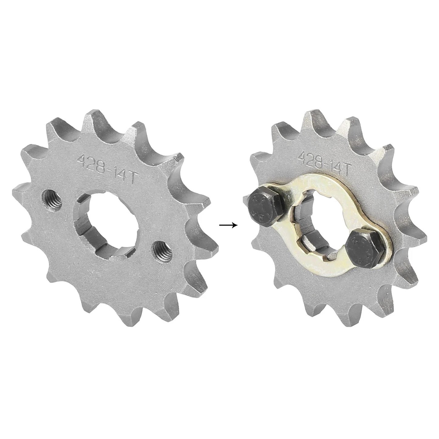 428 Chain 14T 20mm Front Engine Sprocket for Dirt Bike