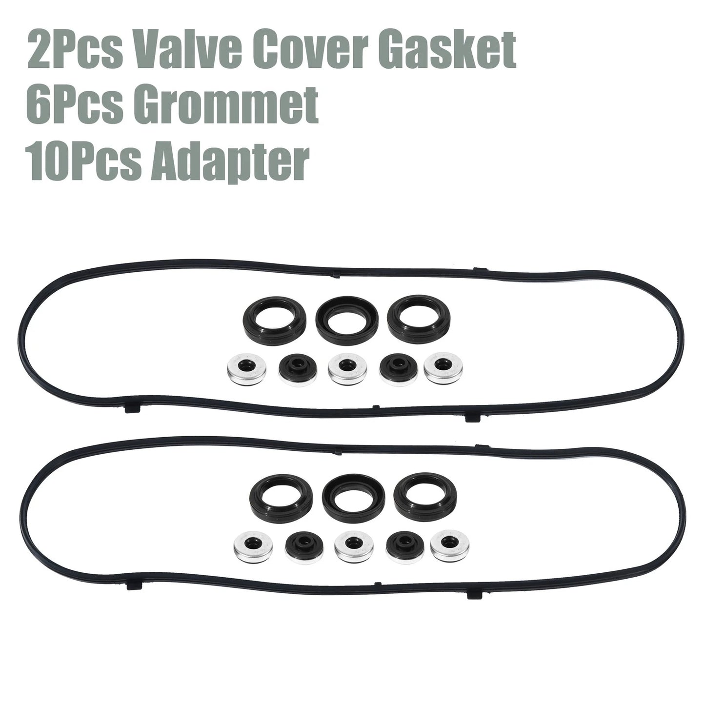 Valve Cover Gaskets for Honda Odyssey (2005-2009) Rubber Black