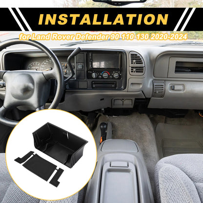 Center Console Armrest Organizer Tray for Land Rover Defender 90 110 130 (20-24)