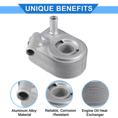 Engine Oil Cooler for Ford Fiesta (2011-2013) with Bolt