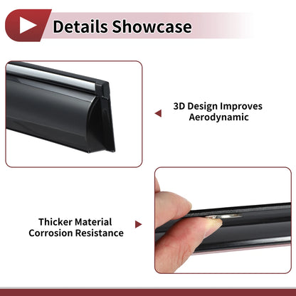 Window Deflectors 1 Set for Honda Fit Hatchback (2007-2008)