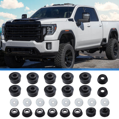 Body Mount Bushing Kit for Chevy Silverado Sierra 1500 2500 (1999-2004)