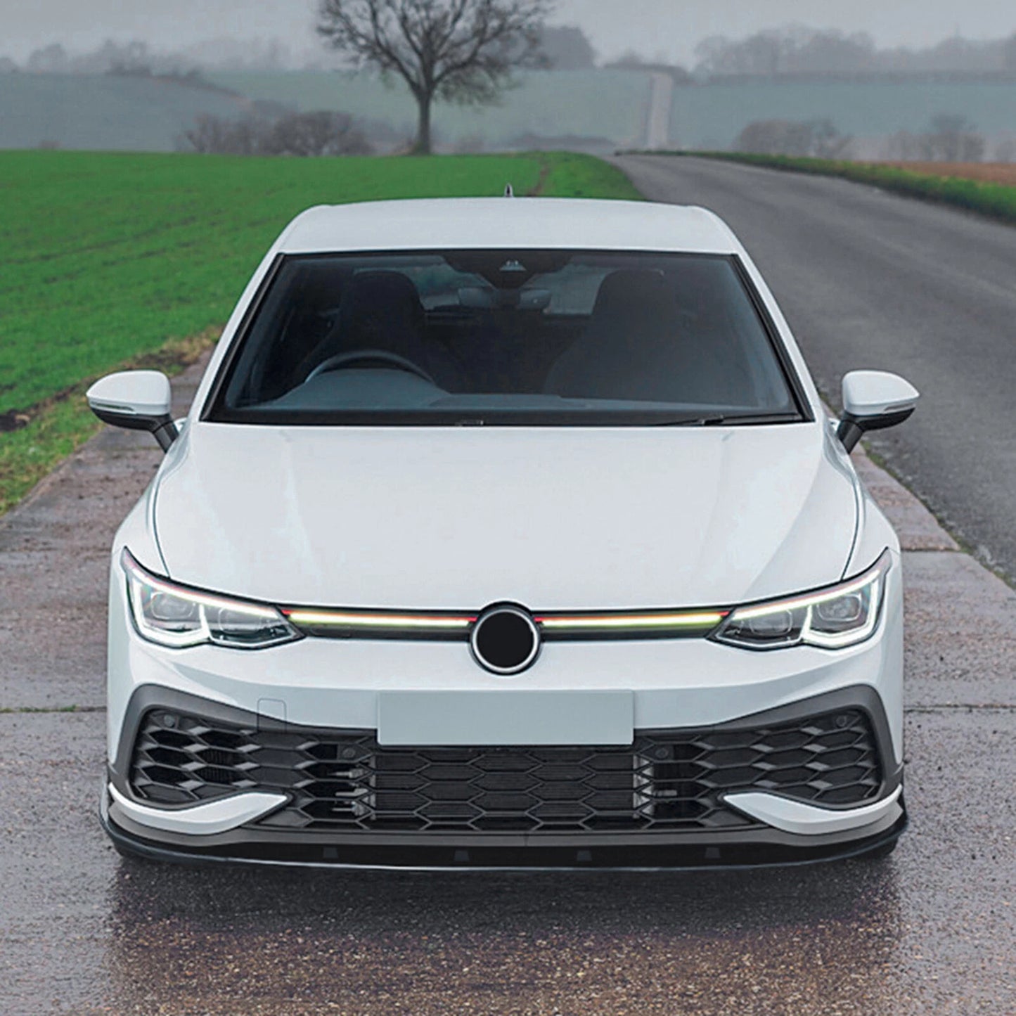Bumper Spoiler Lip Splitter Kit for VW Golf 8 R GTI (2020-2023)