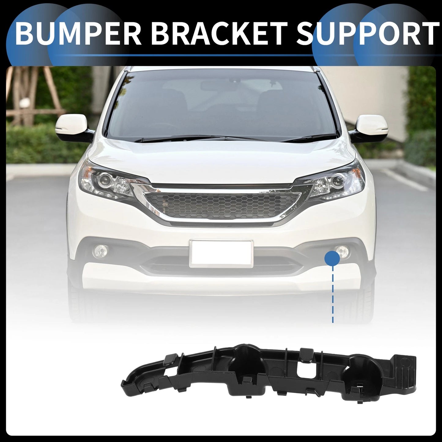 Left Front Bumper Retainer Bracket for Nissan Altima (2007-2012)