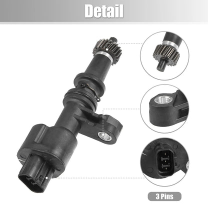 Transmission Speed Sensor for Honda Civic (2001-2005) 3 Pins Black 1 x Pcs
