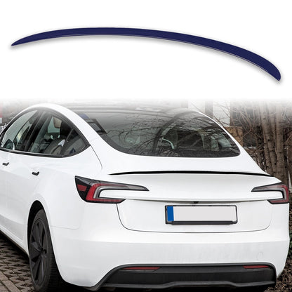 ABS Boot Spoiler for Tesla Model 3 (2023-2025) Deep Blue