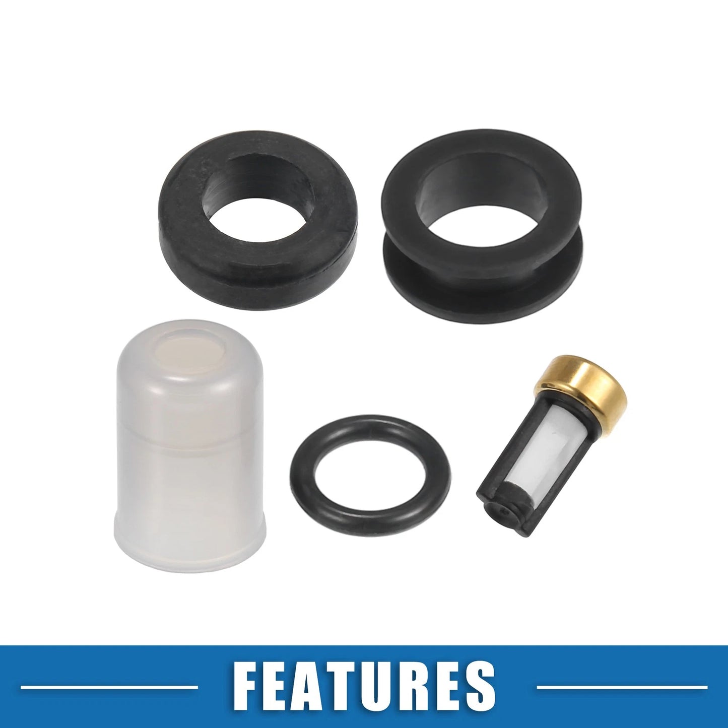 6 x Fuel Injector O Rings Seals with Micro Filters for Toyota 4Runner, Pickup