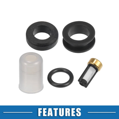 6 x Fuel Injector O Rings Seals with Micro Filters for Toyota 4Runner, Pickup