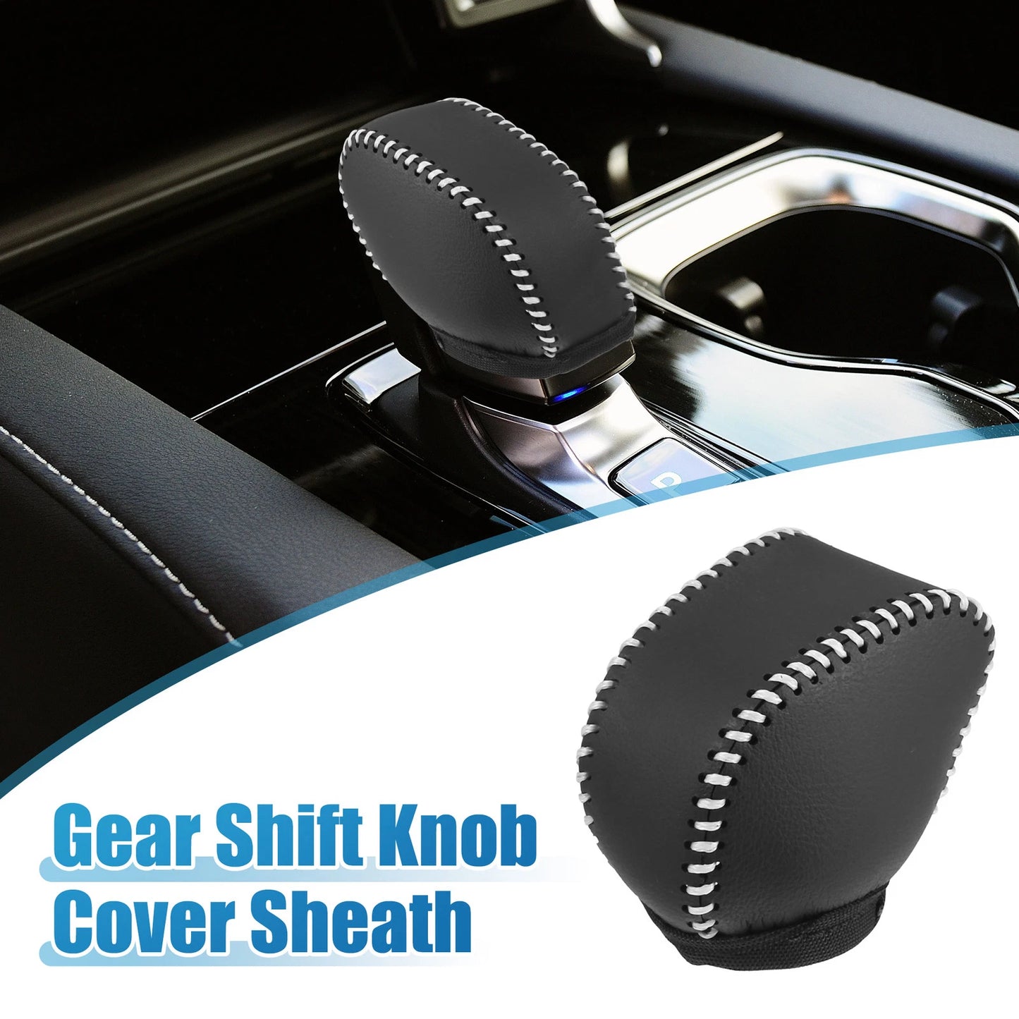 Gear Shift Knob Cover for Lexus NX250 RX350 (2022-2024) Black White