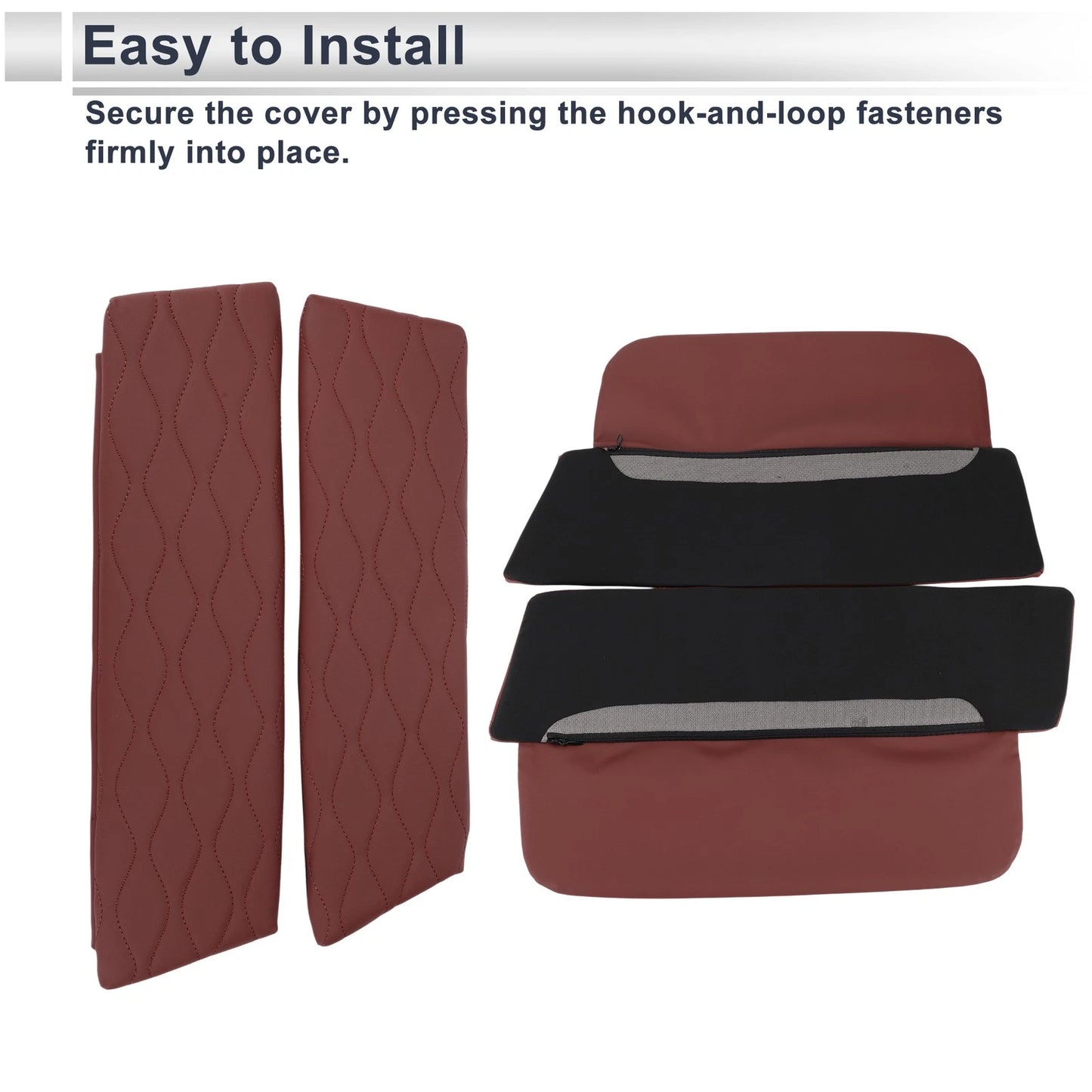 Car Center Console Cover for BMW 5 Series G30 (2019-2023) - Deep Red