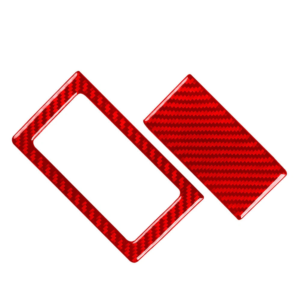 Red Rear Storage Box Panel Cover Trim for BMW 3 Series (1994-1996)
