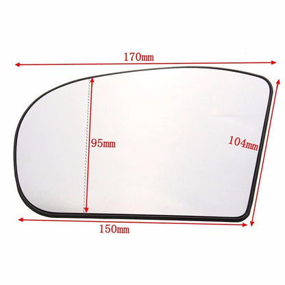 Heated Mirror Glass for Mercedes-Benz E-Class W211, C-Class W203 (2001-2007)