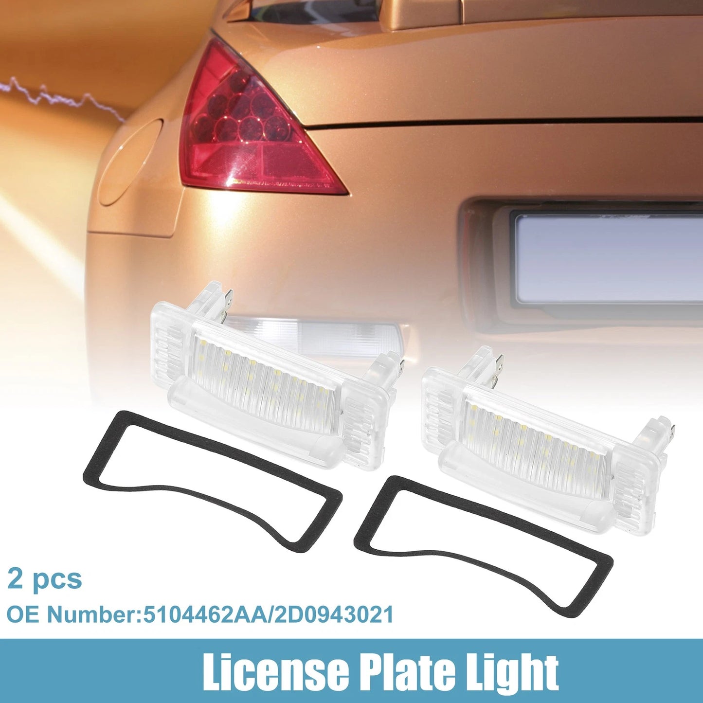 Car License Plate Lights for Mercedes-Benz Sprinter (1995-2006)