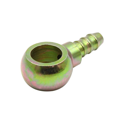 8mm ID Hose Barb 16mm Banjo Fitting Fuel Brake Line Adapter for Motorcycle
