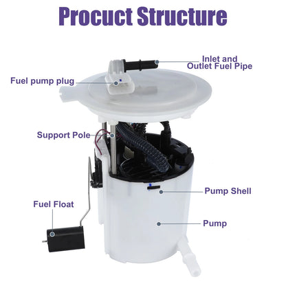 Electric Fuel Pump Assembly for Dodge Durango V8-5.7L (2011-2011)