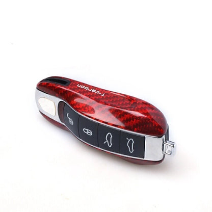 Carbon Fiber Key Case Cover for Porsche KYA