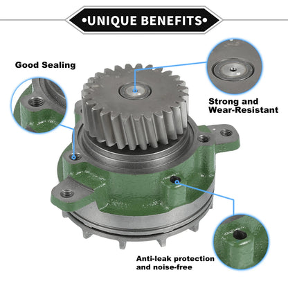 Water Pump with Rubber Ring Kit for Volvo D12 (2000-2005)