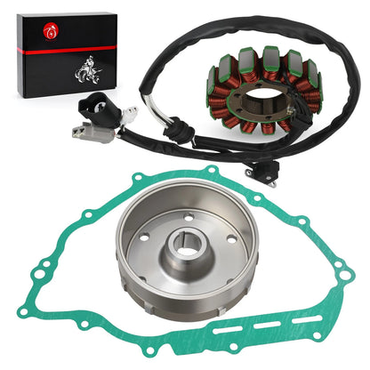Flywheel Rotor & Stator w/ Cover Gasket for Yamaha Rhino YXR700F (2008-2013)
