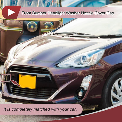 Front Bumper Headlight Washer Nozzle Cover Cap for Toyota Aqua