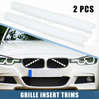2 x Grille Insert Trim Stripes for BMW F20 F30 F21 328i 320i (2011-2018)