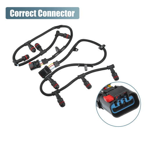 2 x Glow Plug Wiring Harness for Ford F250 Super Duty (2003-2007)
