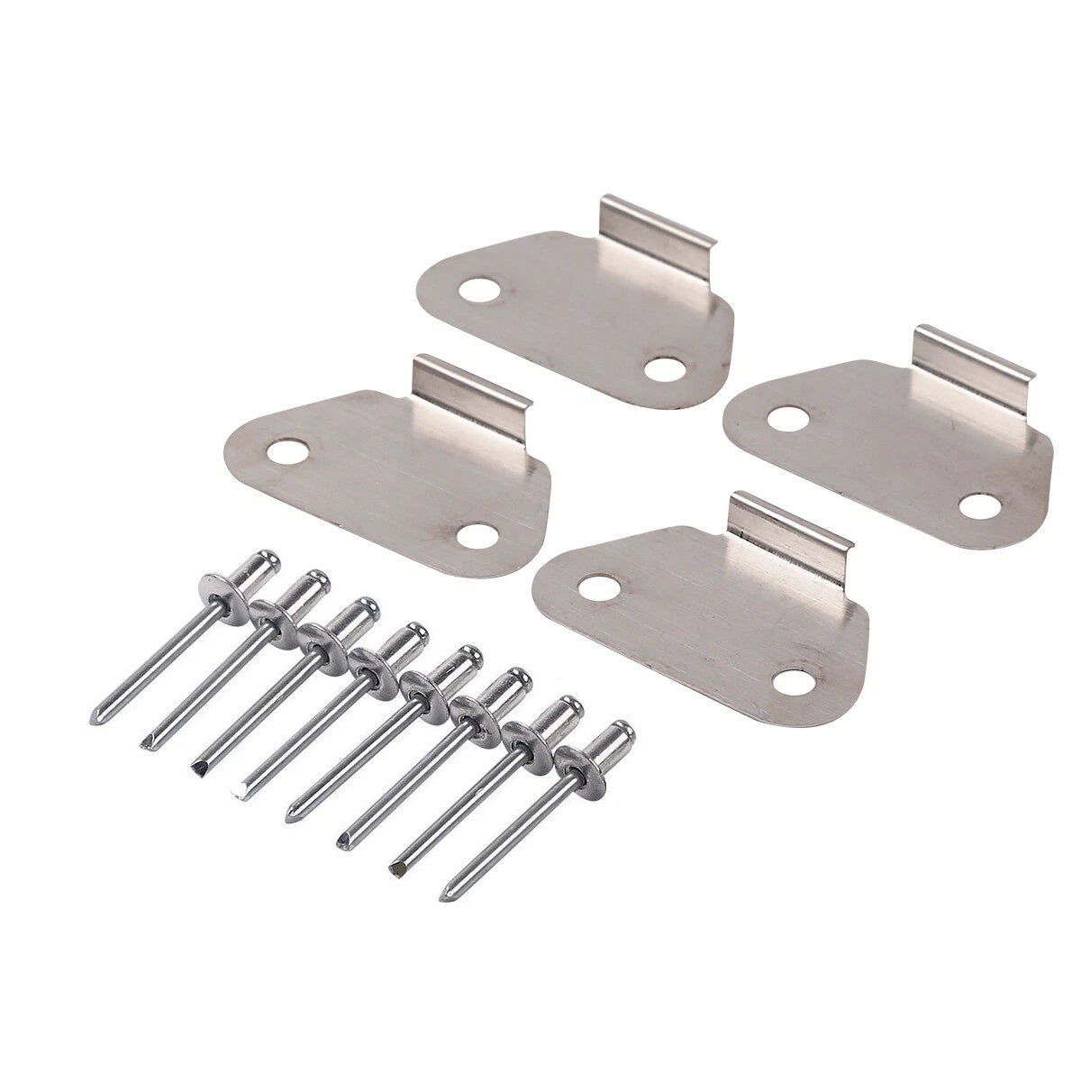 4 x Hard Saddlebags Lids Wear Strike Plates for Harley Touring Models (1993-2013)