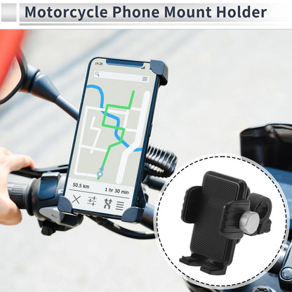 Motorcycle Phone Mount Holder 4.7-7.2 Phones ABS for Motorcycle